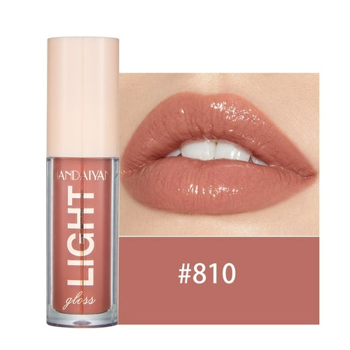 Brillo de labios Mirror Pearl, resistente al agua, duradero, hidratante, brillo labial