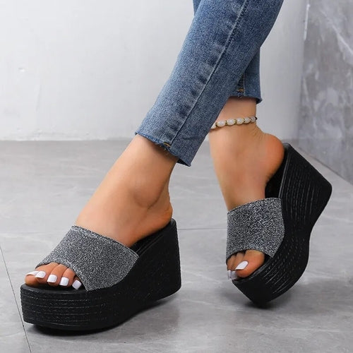 Sandals Summer New Women Slippers Wedges Platform Beach Flip