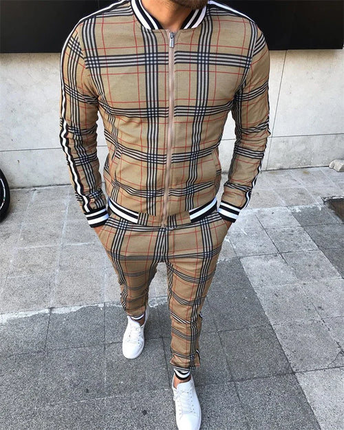 Muscle Sport Suits European American Trends Fitness Zipper