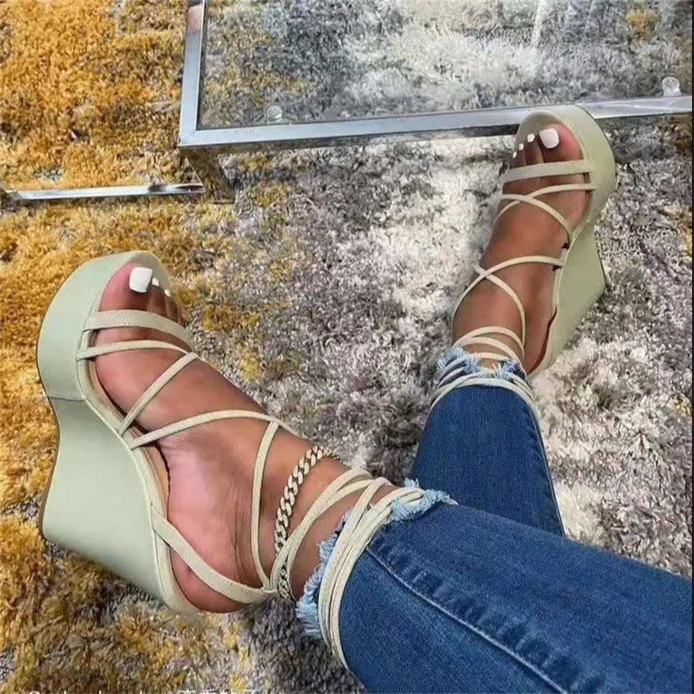 Sexy Party Classic Mature women's Sandals Platform
