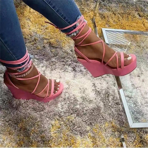 Sexy Party Classic Mature women's Sandals Platform