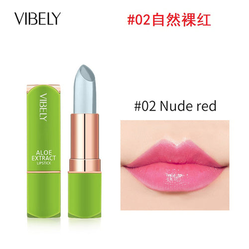 Vibely New 7 Color Color Mood Changing Lip Balm Natural Aloe Vera