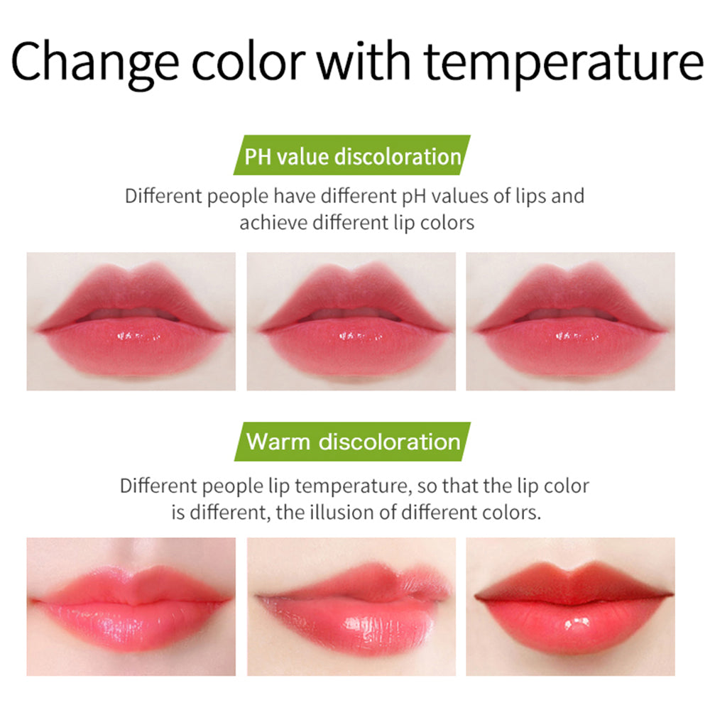 Vibely New 7 Color Color Mood Changing Lip Balm Natural Aloe Vera