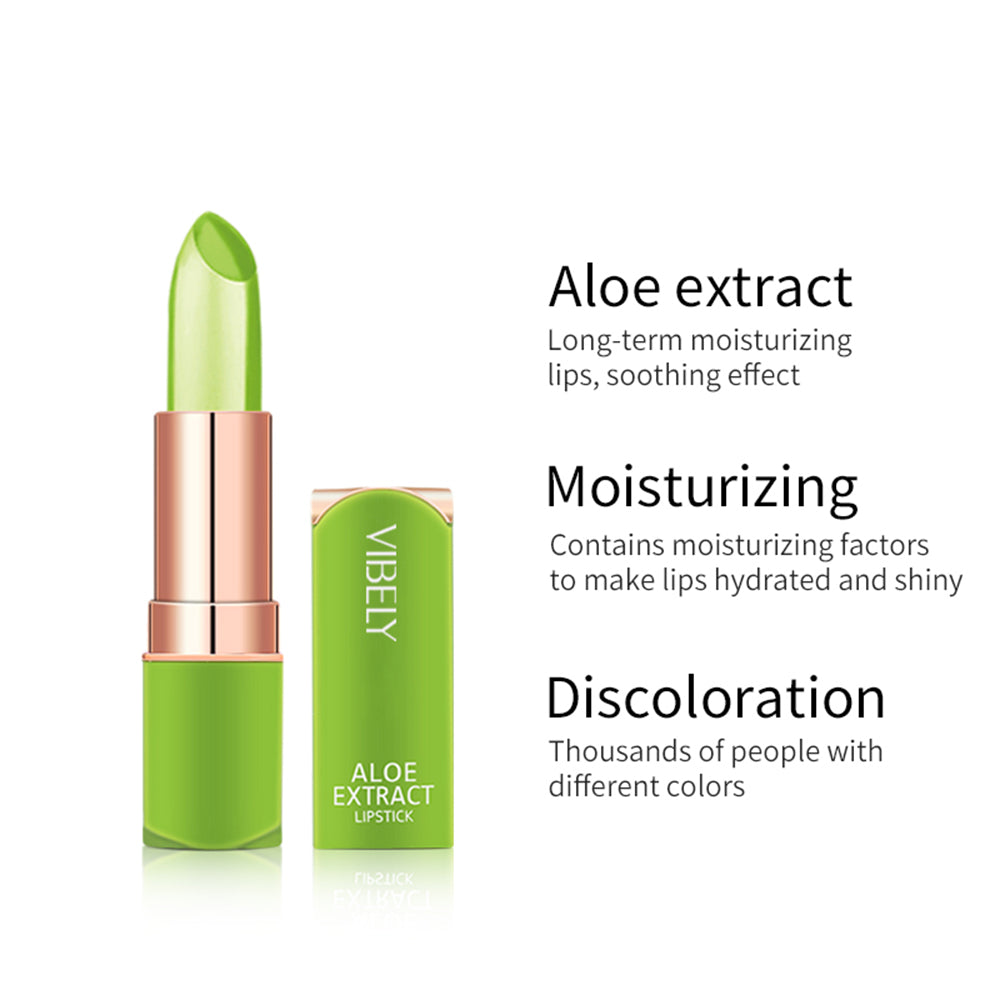 Vibely New 7 Color Color Mood Changing Lip Balm Natural Aloe Vera