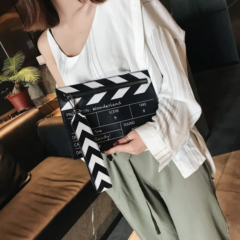 Funny Movie Prop Design Women Shouler Bags Designer Letters Clutch Bag