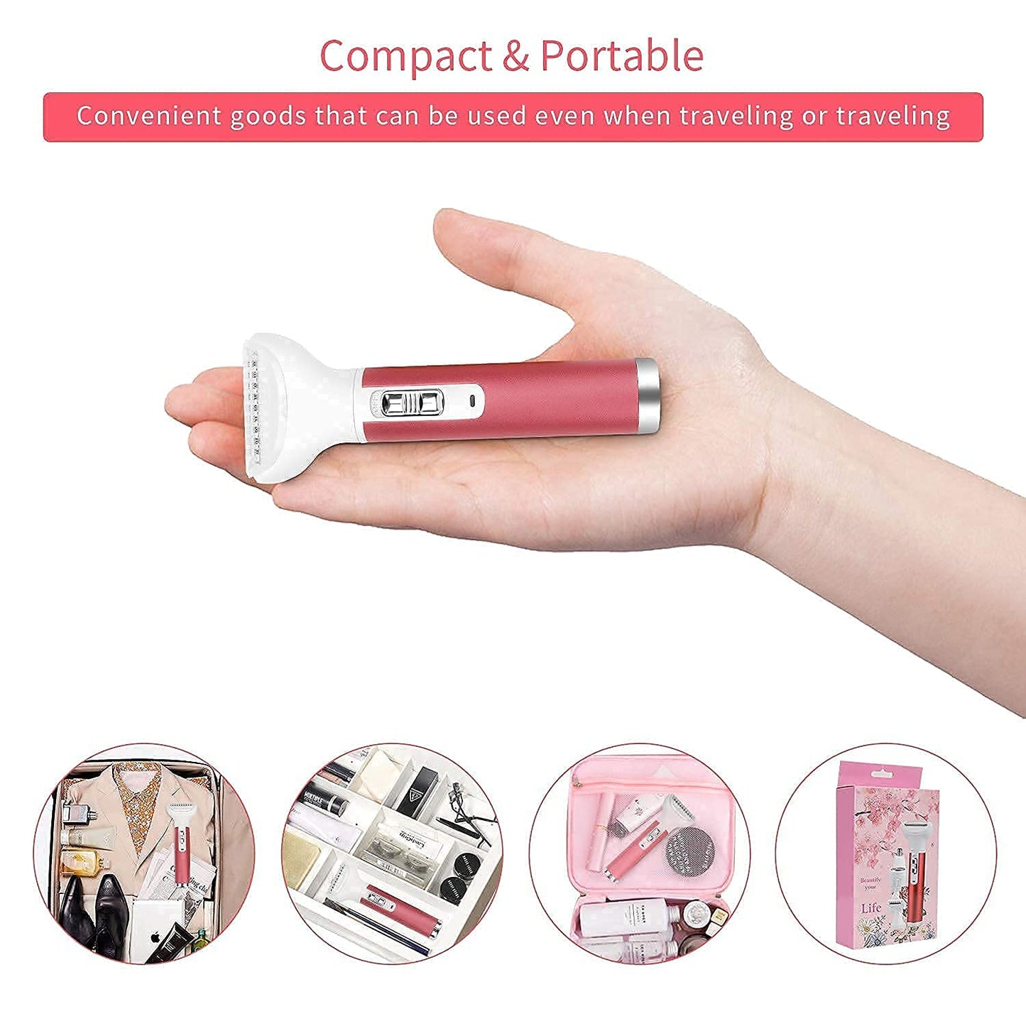 5 in 1 Women Epilator Female Eyebrow Trimmer Lady Shaver