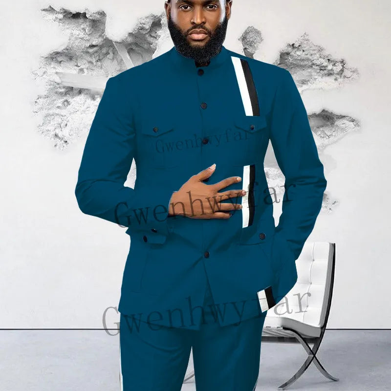 Gwenhwyfar Fashion Summer White Groom Tuxedos Wedding Suits