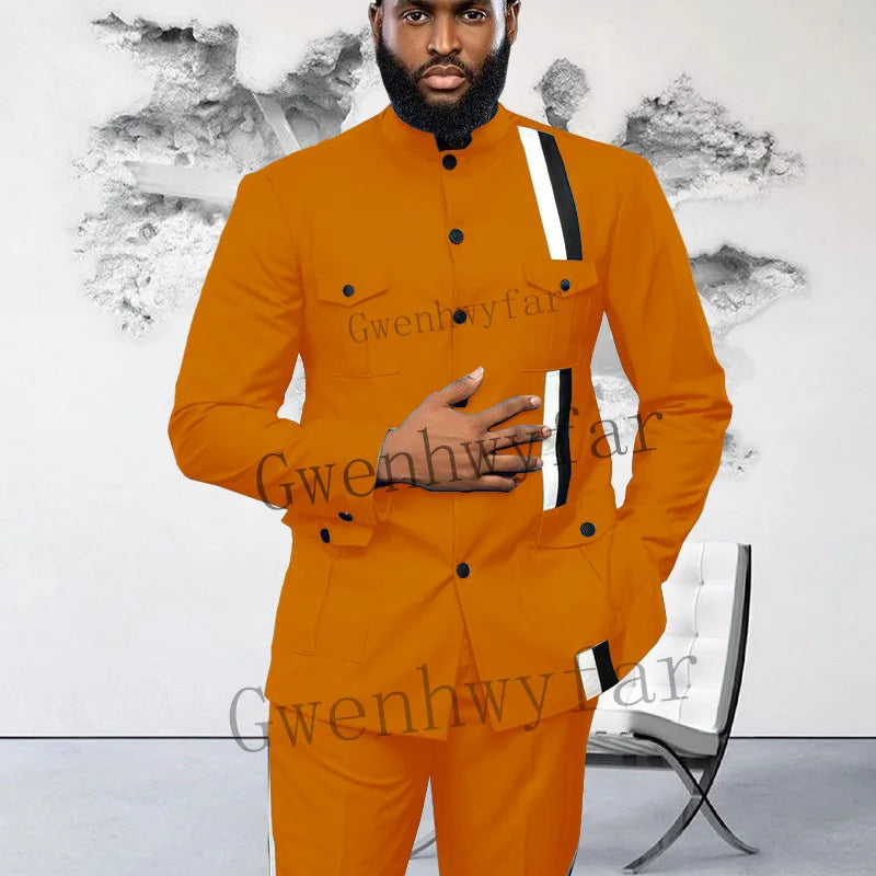 Gwenhwyfar Fashion Summer White Groom Tuxedos Wedding Suits