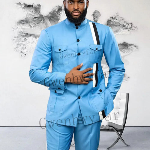 Gwenhwyfar Fashion Summer White Groom Tuxedos Wedding Suits