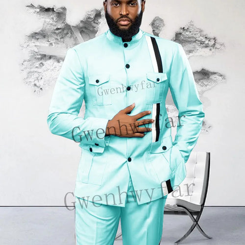 Gwenhwyfar Fashion Summer White Groom Tuxedos Wedding Suits