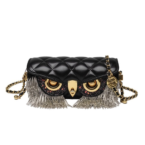 High Quality Women's Bag Fashion Owl Purses And Handbags Chain One