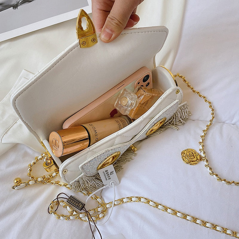 High Quality Women's Bag Fashion Owl Purses And Handbags Chain One