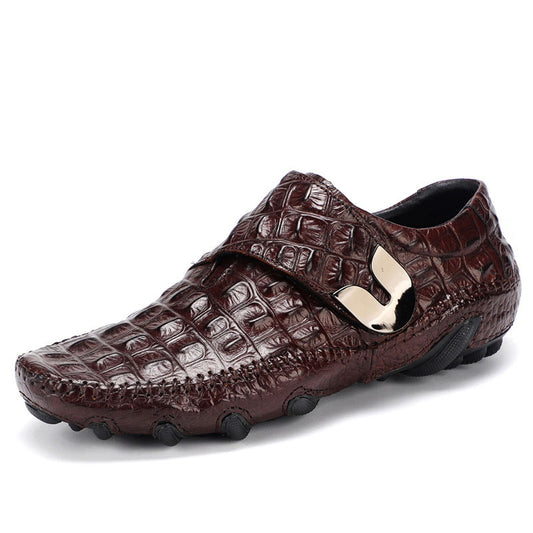 Luxury Driving Shoes Mens Shoes Genuine Leather Shoes Loafer Cow