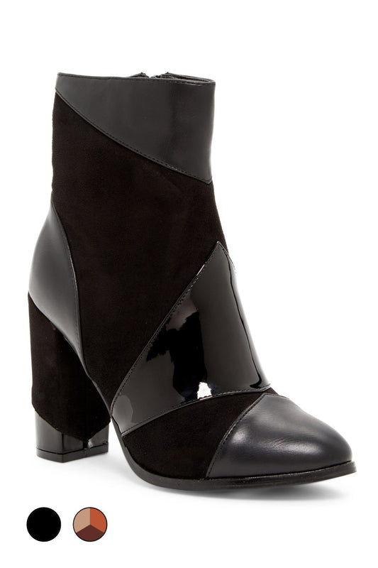 OLYGPATCH Designer cut boot suede and leather ankle cut