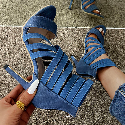 Pumps Women Shoes High Heels Women Sandals  Zipper New Fashion