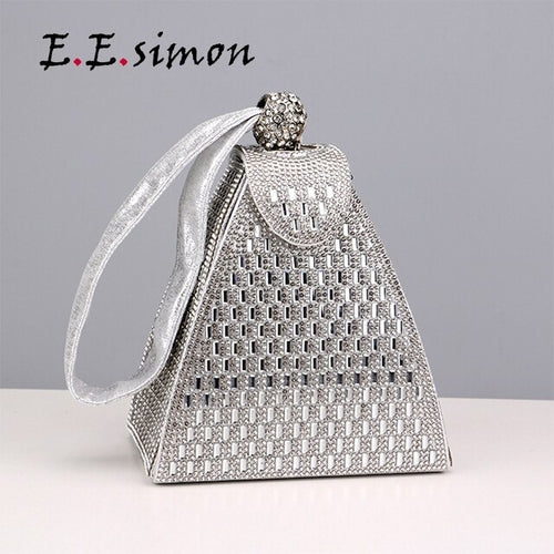 Rhinestone Bling Women Shoulder Bags Small High Quality Diamond Tote