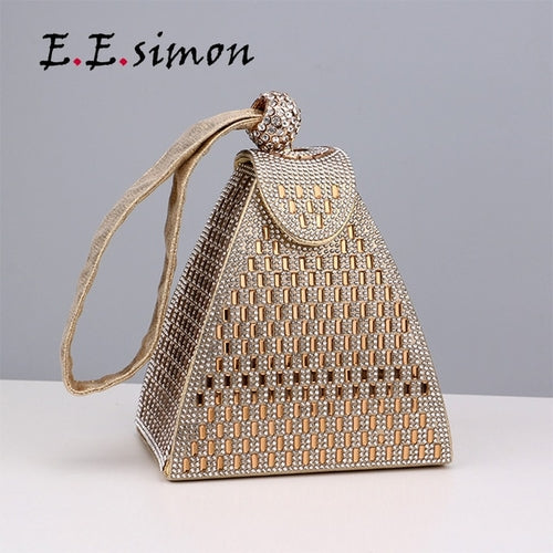 Rhinestone Bling Women Shoulder Bags Small High Quality Diamond Tote