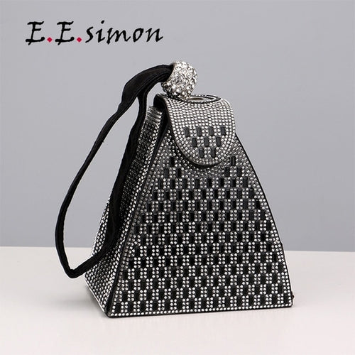 Rhinestone Bling Women Shoulder Bags Small High Quality Diamond Tote