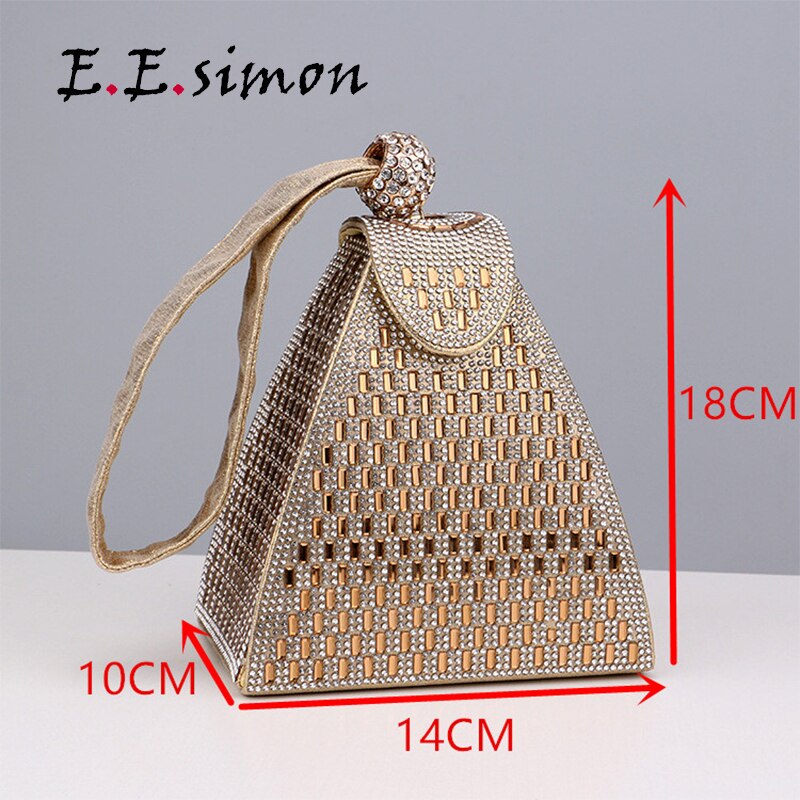 Rhinestone Bling Women Shoulder Bags Small High Quality Diamond Tote