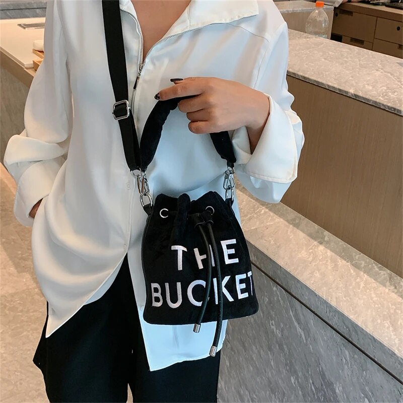 Trendy Brand Designer Bucket Shoulder Crossbody Bags Women Handbags