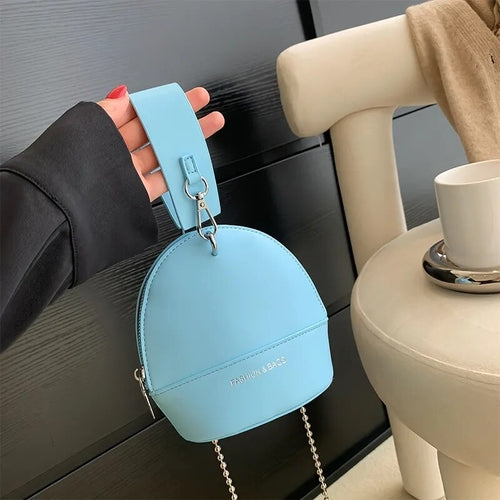 High Quality Leather Shoulder Bags for Women Fashion Bucket Bag Brand