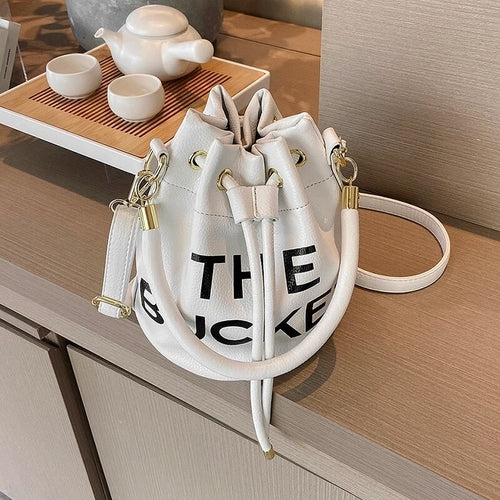 Trendy Brand Designer Bucket Shoulder Crossbody Bags Women Handbags