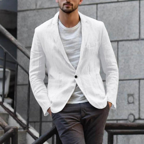 British Style Elegant Cotton and Linen Professional Dress Gentleman