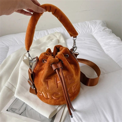 Trendy Brand Designer Bucket Shoulder Crossbody Bags Women Handbags