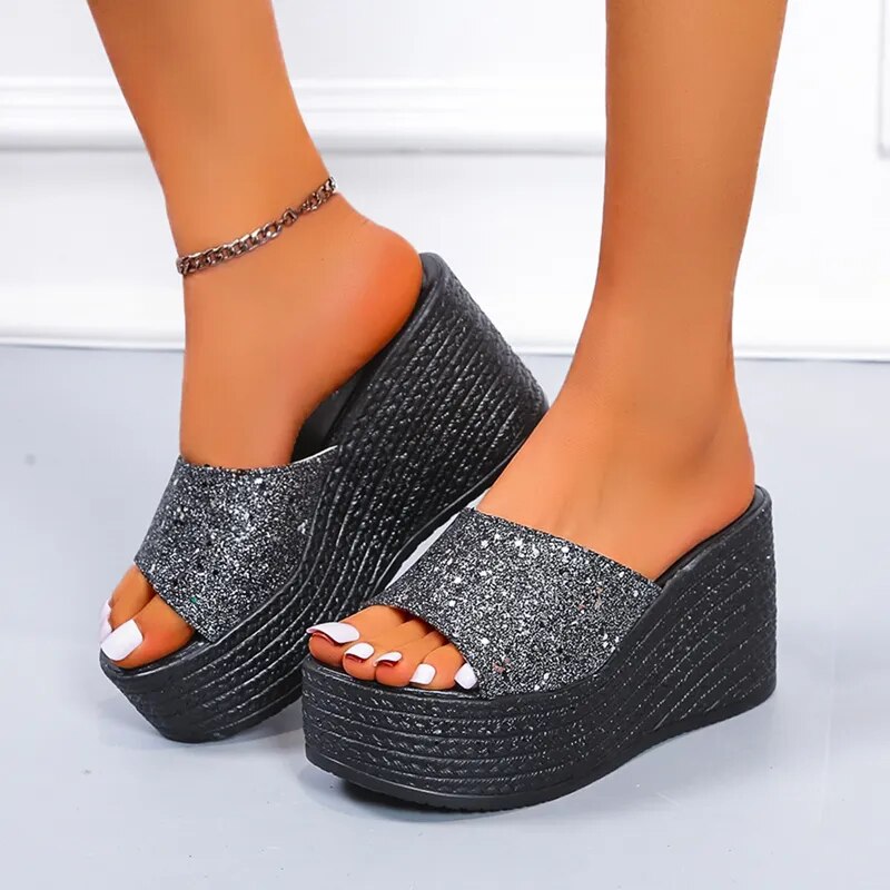 Sandals Summer New Women Slippers Wedges Platform Beach Flip