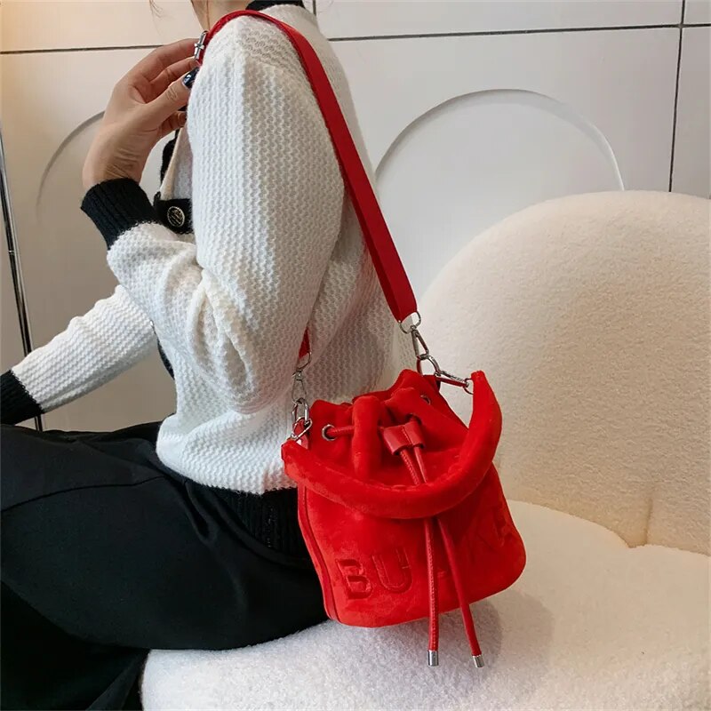 Trendy Brand Designer Bucket Shoulder Crossbody Bags Women Handbags