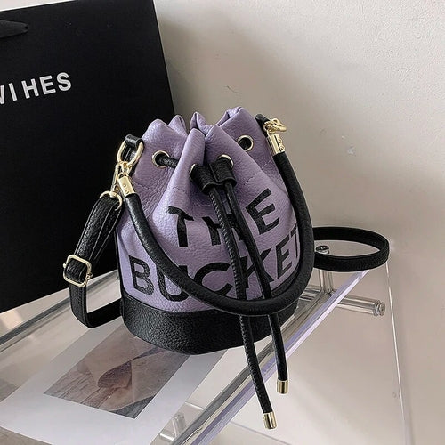 Trendy Brand Designer Bucket Shoulder Crossbody Bags Women Handbags