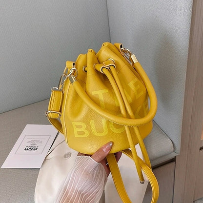 Trendy Brand Designer Bucket Shoulder Crossbody Bags Women Handbags