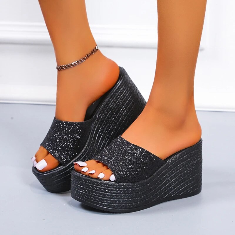 Sandals Summer New Women Slippers Wedges Platform Beach Flip