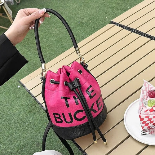 Trendy Brand Designer Bucket Shoulder Crossbody Bags Women Handbags