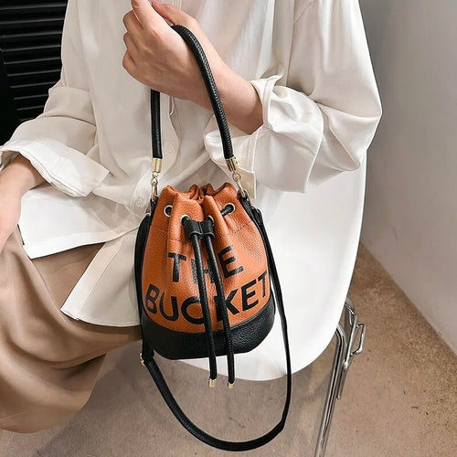 Trendy Brand Designer Bucket Shoulder Crossbody Bags Women Handbags