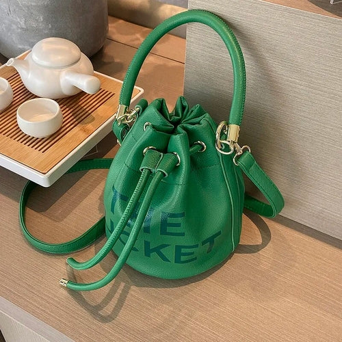 Trendy Brand Designer Bucket Shoulder Crossbody Bags Women Handbags