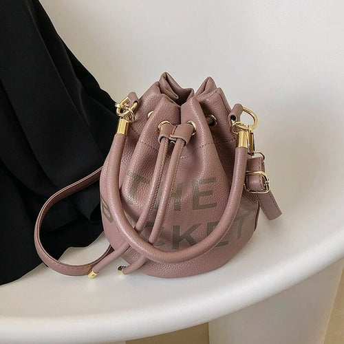 Trendy Brand Designer Bucket Shoulder Crossbody Bags Women Handbags