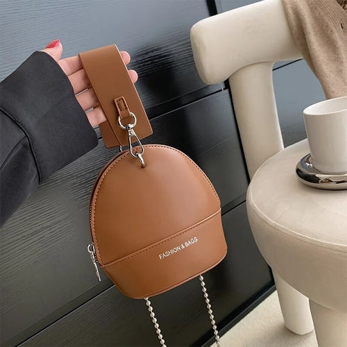 High Quality Leather Shoulder Bags for Women Fashion Bucket Bag Brand