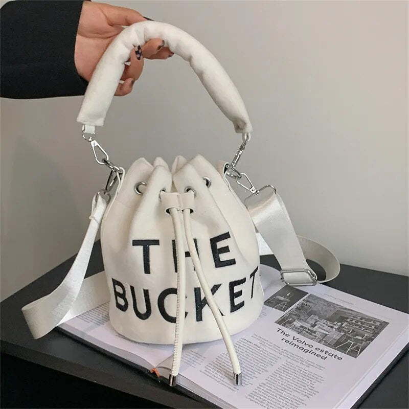 Trendy Brand Designer Bucket Shoulder Crossbody Bags Women Handbags