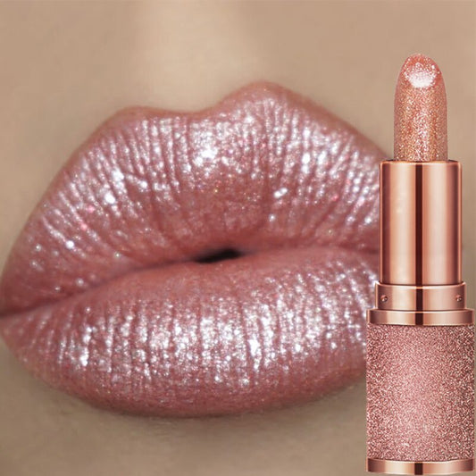 Temperature Color Changing Glitter Lipstick Waterproof Long Lasting