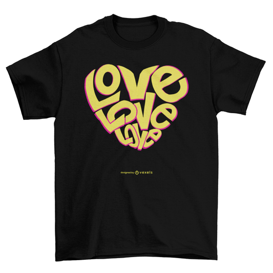 Love heart t-shirt