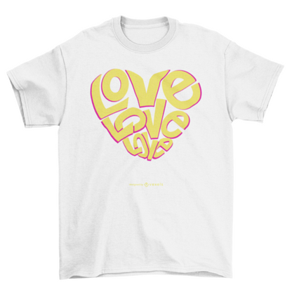 Love heart t-shirt