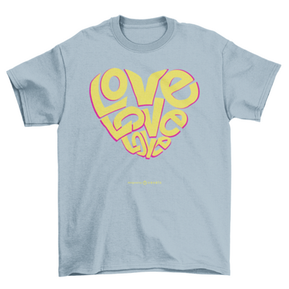 Love heart t-shirt