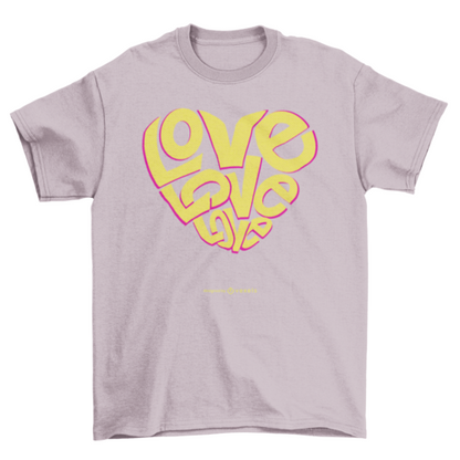 Love heart t-shirt