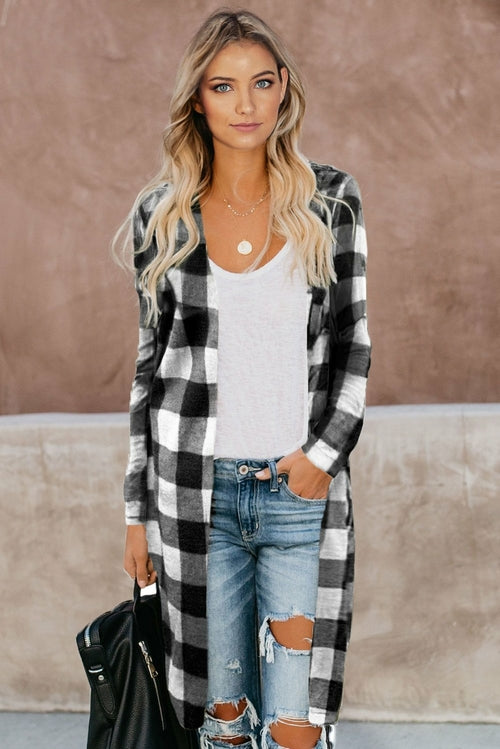 Print Long Cardigan